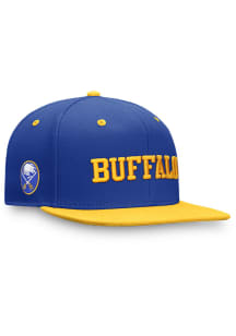Buffalo Sabres Blue 2T Heritage City Name Mens Snapback Hat