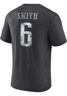 Devonta Smith Philadelphia Eagles Black Heritage Short Sleeve Fashion Player T Shirt