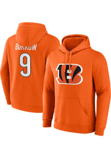 Joe Burrow Cincinnati Bengals Mens Orange Player Icon Player Hood