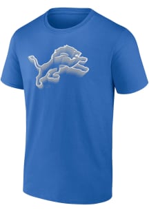 Detroit Lions Blue Fundamentals Short Sleeve T Shirt