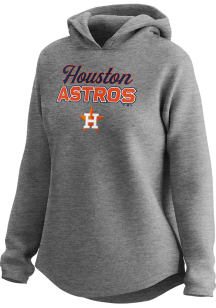 Houston Astros Womens Grey Infield Crew Sweatshirt