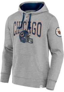 Chicago Bears Mens Grey Label Maker Fashion Hood