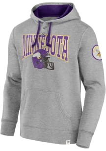 Minnesota Vikings Mens Grey Label Maker Fashion Hood