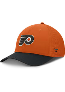 Philadelphia Flyers Mens Orange 2T Structured Stretch Spacer Mesh Flex Hat