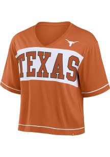 Texas Longhorns Womens Burnt Orange Team Bold Short Sleeve T-Shirt