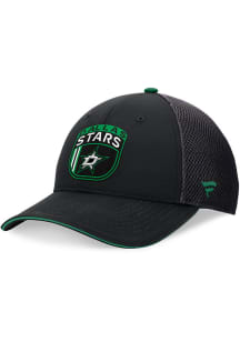 Dallas Stars 2024 Authentic Pro Draft Trucker Adjustable Hat - Black