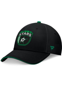 Dallas Stars Mens Black 2024 Authentic Pro Draft Stretch Flex Hat