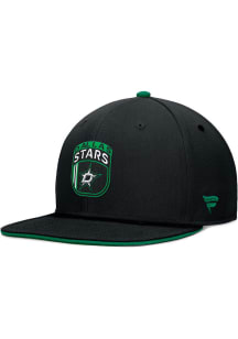 Dallas Stars Black 2024 Authentic Pro Draft Mens Snapback Hat