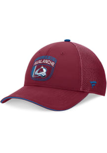 Colorado Avalanche 2024 Authentic Pro Draft Trucker Adjustable Hat - Maroon