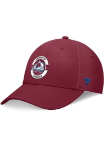 Colorado Avalanche Mens Maroon 2024 Authentic Pro Practice Stretch Flex Hat