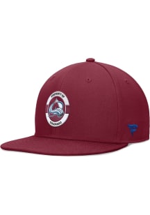 Colorado Avalanche Maroon 2024 Authentic Pro Practice Mens Snapback Hat