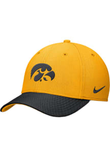 Nike Iowa Hawkeyes Mens Yellow Two Toned Swooshflex Flex Hat