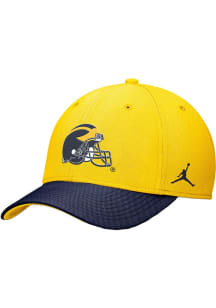 Michigan Wolverines Nike Swooshflex Flex Hat - Yellow