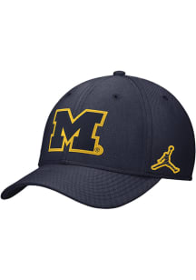 Michigan Wolverines Nike Swooshflex Flex Hat - Navy Blue