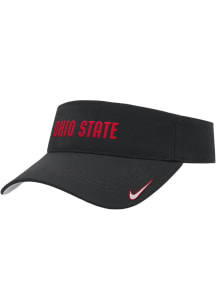 Ohio State Buckeyes Nike Dri Fit Ace Visor Mens Adjustable Visor - Black