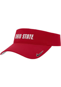 Ohio State Buckeyes Nike Dri Fit Ace Visor Mens Adjustable Visor - Red