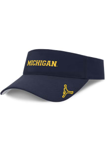 Nike Michigan Wolverines Mens Navy Blue Dri Fit Ace Visor Adjustable Visor