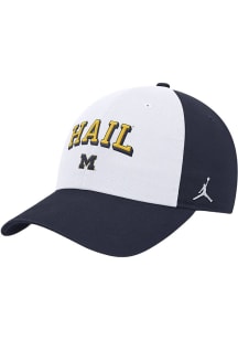 Nike White Michigan Wolverines Club Cap Unstructured Adjustable Hat