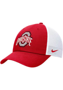 Nike Red Ohio State Buckeyes Club Unstructured Trucker Adjustable Hat