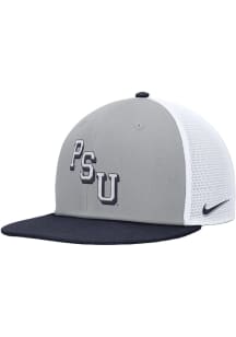Nike Penn State Nittany Lions Pro Structured Mesh Square Bill Adjustable Hat - Grey