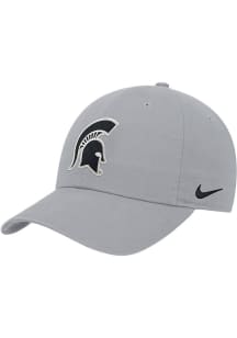 Nike Grey Michigan State Spartans Club Cap Unstructured Adjustable Hat