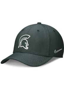Nike Michigan State Spartans Mens Green Swooshflex Flex Hat