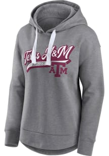Texas A&amp;M Aggies Womens Grey Classic Hooded Sweatshirt