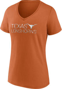 Texas Longhorns Womens Burnt Orange Iconic Short Sleeve T-Shirt