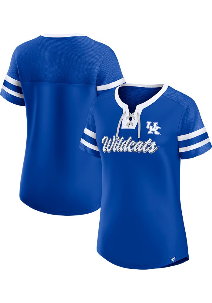 Kentucky Wildcats Womens Sunday Best Fashion Football Jersey - Blue