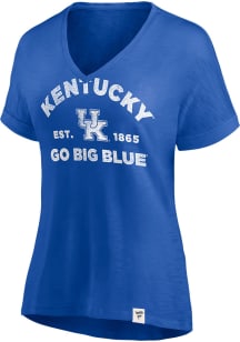 Kentucky Wildcats Womens Blue Motivating Force Short Sleeve T-Shirt
