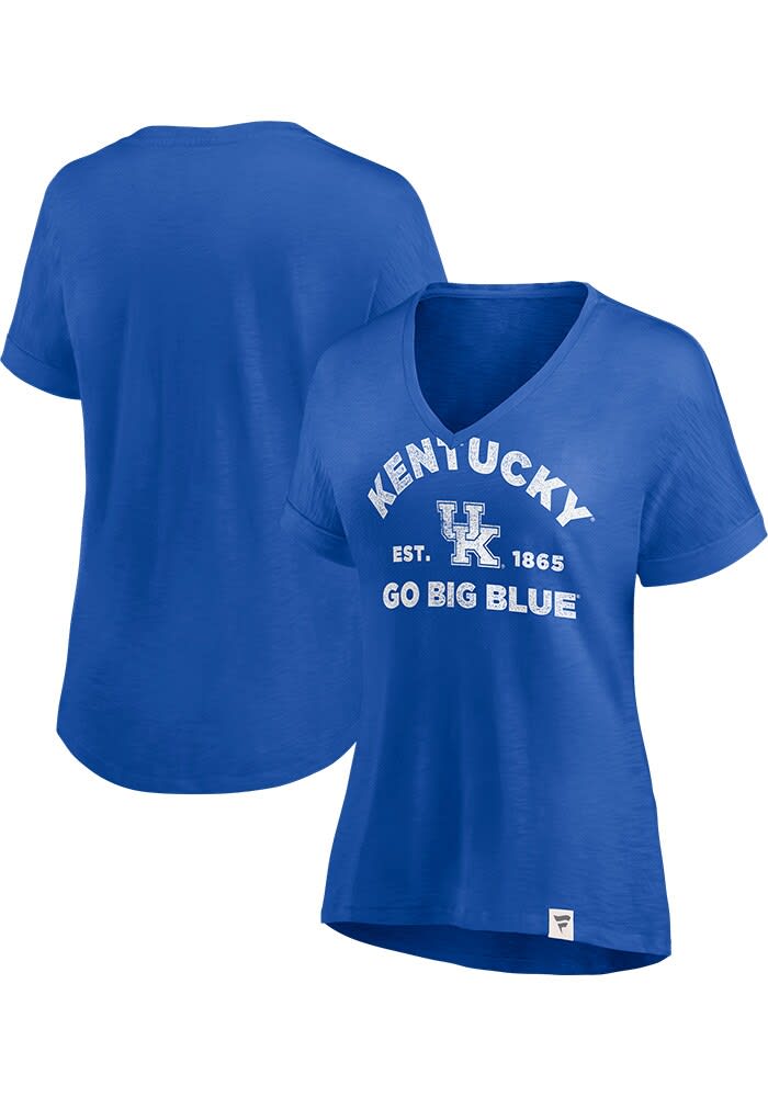 Kentucky Wildcats Womens Blue Motivating Force Short Sleeve T-Shirt