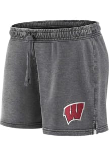 Wisconsin Badgers Womens Grey Classic Shorts