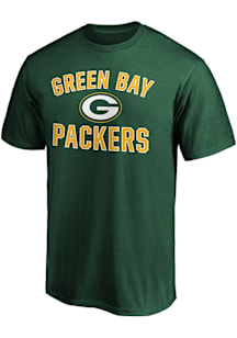 Green Bay Packers Green Evergreen Victory Arch Short Sleeve T Shirt