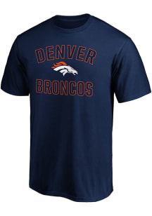 Denver Broncos Navy Blue Victory Arch Short Sleeve T Shirt