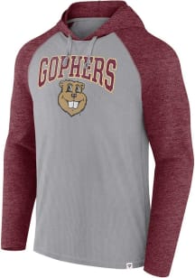 Mens Maroon Minnesota Golden Gophers Heritage First Qualifier Long Sleeve Fashion Hood