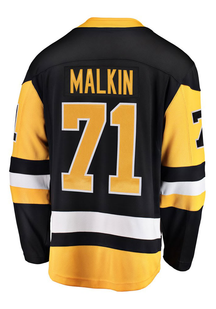 Evgeni Malkin Pittsburgh Penguins Mens Black Breakaway Hockey Jersey