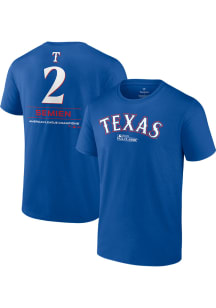 Marcus Semien Texas Rangers  2023 WS PARTICIPANT Short Sleeve Player T Shirt