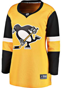 Pittsburgh Penguins Womens Breakaway Alternate Hockey Jersey - Gold