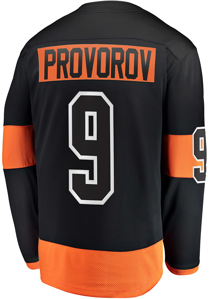Ivan Provorov Philadelphia Flyers Mens Black Alternate Breakaway
