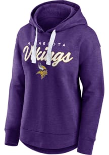 Minnesota Vikings Womens Purple Touchdown Hooded Sweatshirt