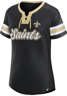 New Orleans Saints Womens Sunday Best Fashion Football Jersey - Black