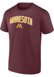 Minnesota Golden Gophers Arch Mascot Short Sleeve T Shirt - Maroon