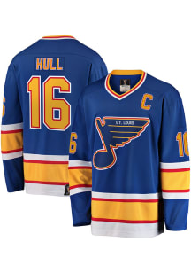Brett Hull St Louis Blues Mens Blue Alternate Breakaway Hockey Jersey