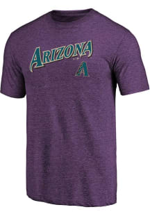 Arizona Diamondbacks Purple Coop Series Sweeip Short Sleeve Fashion T Shirt