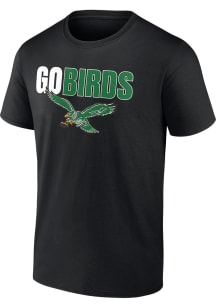 Philadelphia Eagles Black Go Birds Short Sleeve T Shirt