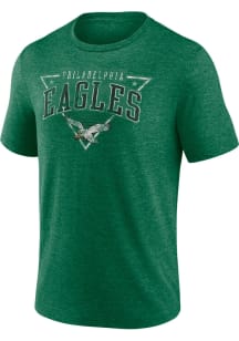 Philadelphia Eagles Kelly Green Brotherly Shove Short Sleeve Fashion T Shirt
