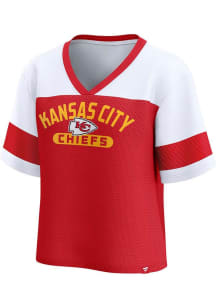 Kansas City Chiefs Womens Homeschool Fashion Football Jersey - Red