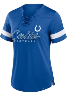 Indianapolis Colts Womens Play Script Fashion Football Jersey - Blue