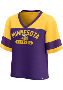 Minnesota Vikings Womens Homeschool Fashion Football Jersey - Purple