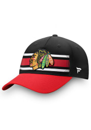 Chicago Blackhawks Iconic Alpha Adjustable Hat - Black